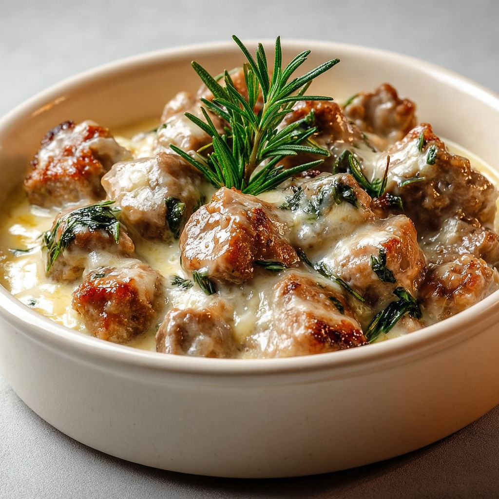 Plat mijoté de veau avec parmesan et herbes fraîches, servi dans une casserole.