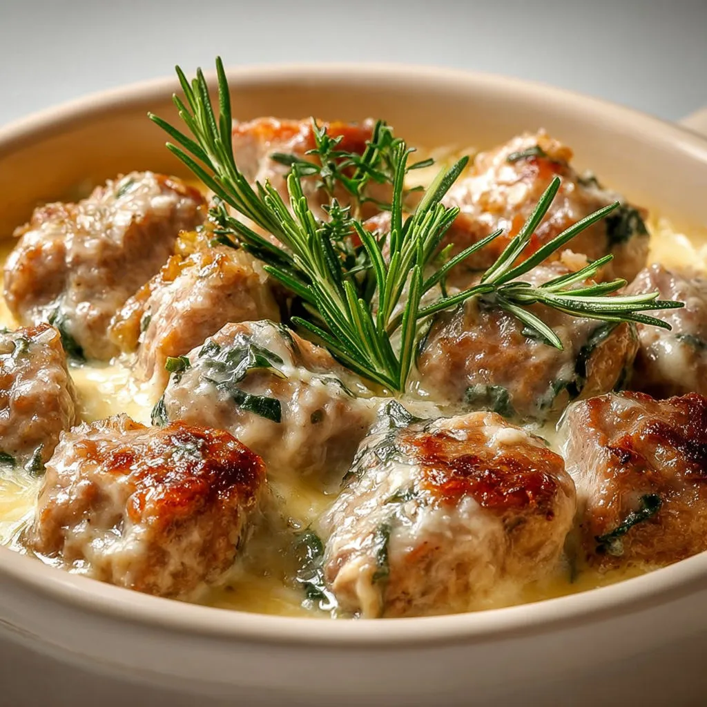 Veau fondant au parmesan et herbes fraîches en petite cocotte.