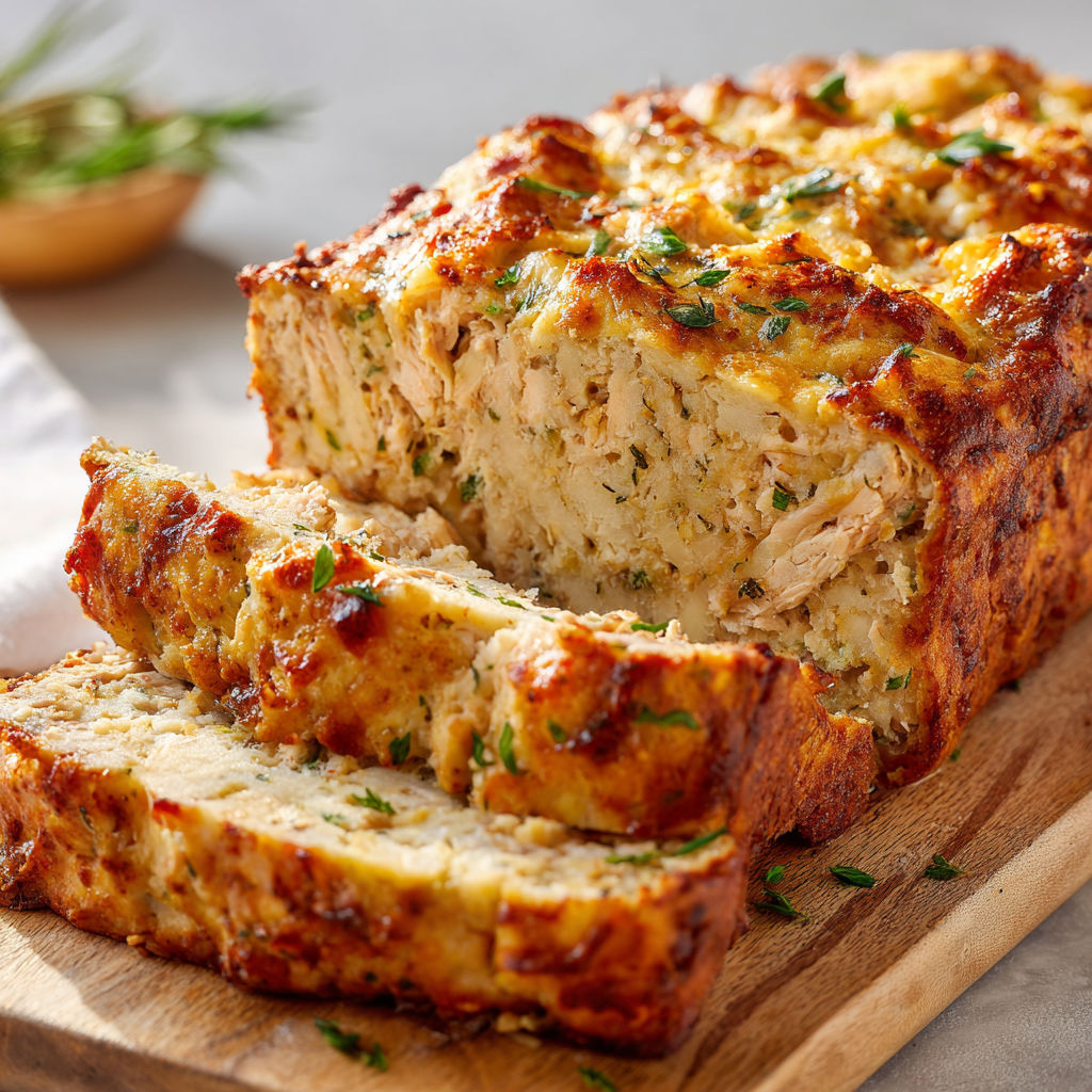 Une tranche de pain au thon façon grand-mère servie joliment sur un plateau.