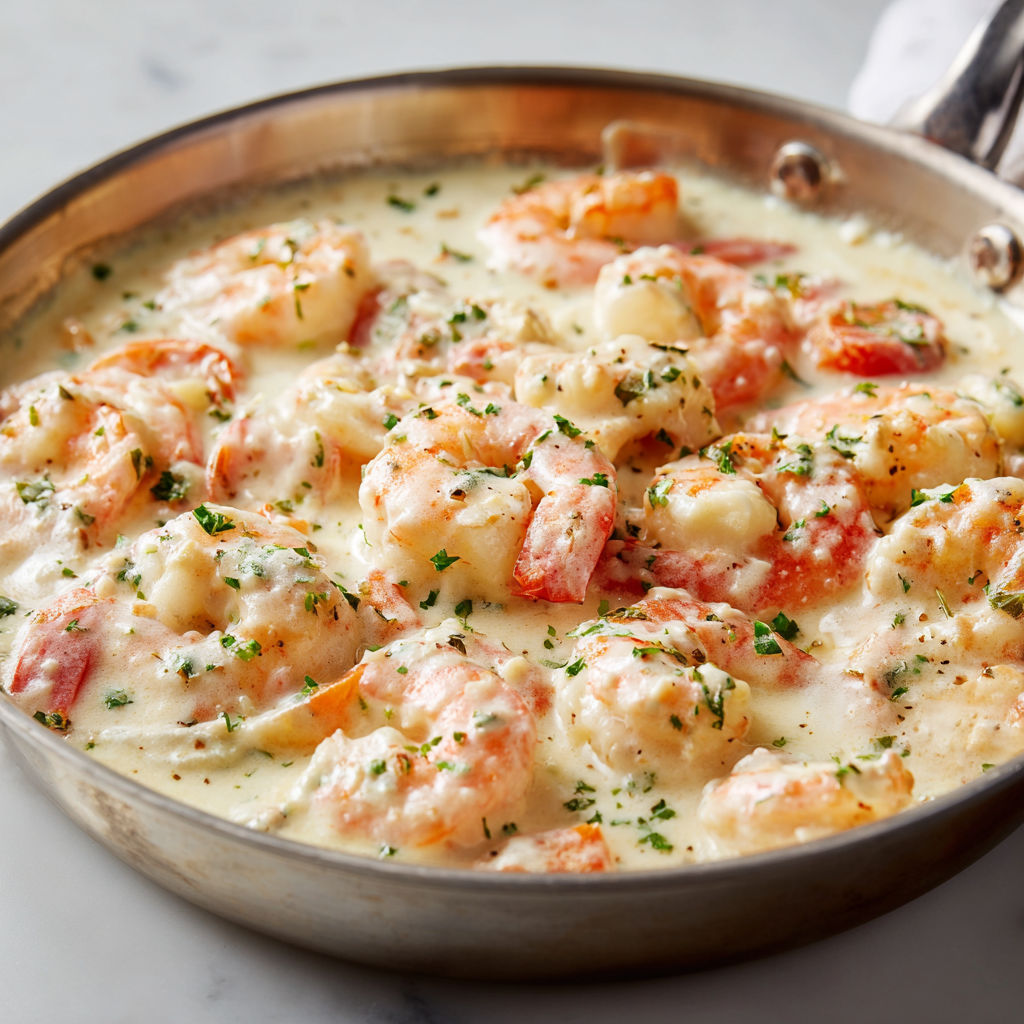 Blanquette express de crevettes aux légumes moelleux et sauce onctueuse.