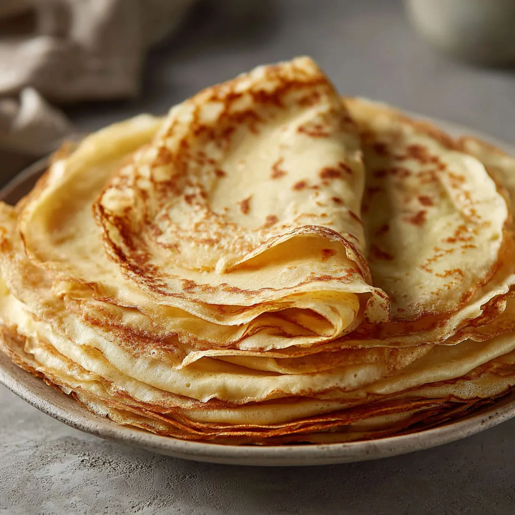 Crêpes rapides et légères parfaites en famille.