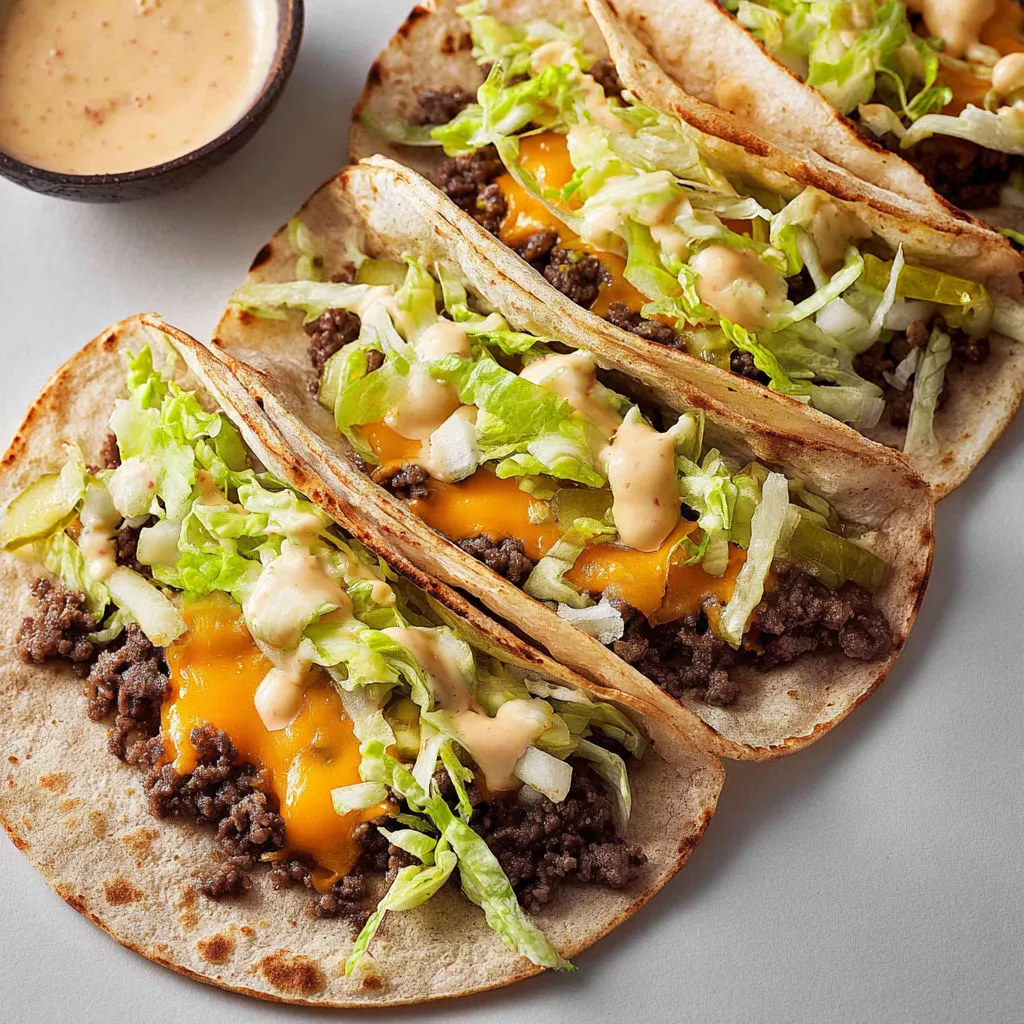 Tortillas façon sandwich burger, fromage qui file et plein de fraicheur.