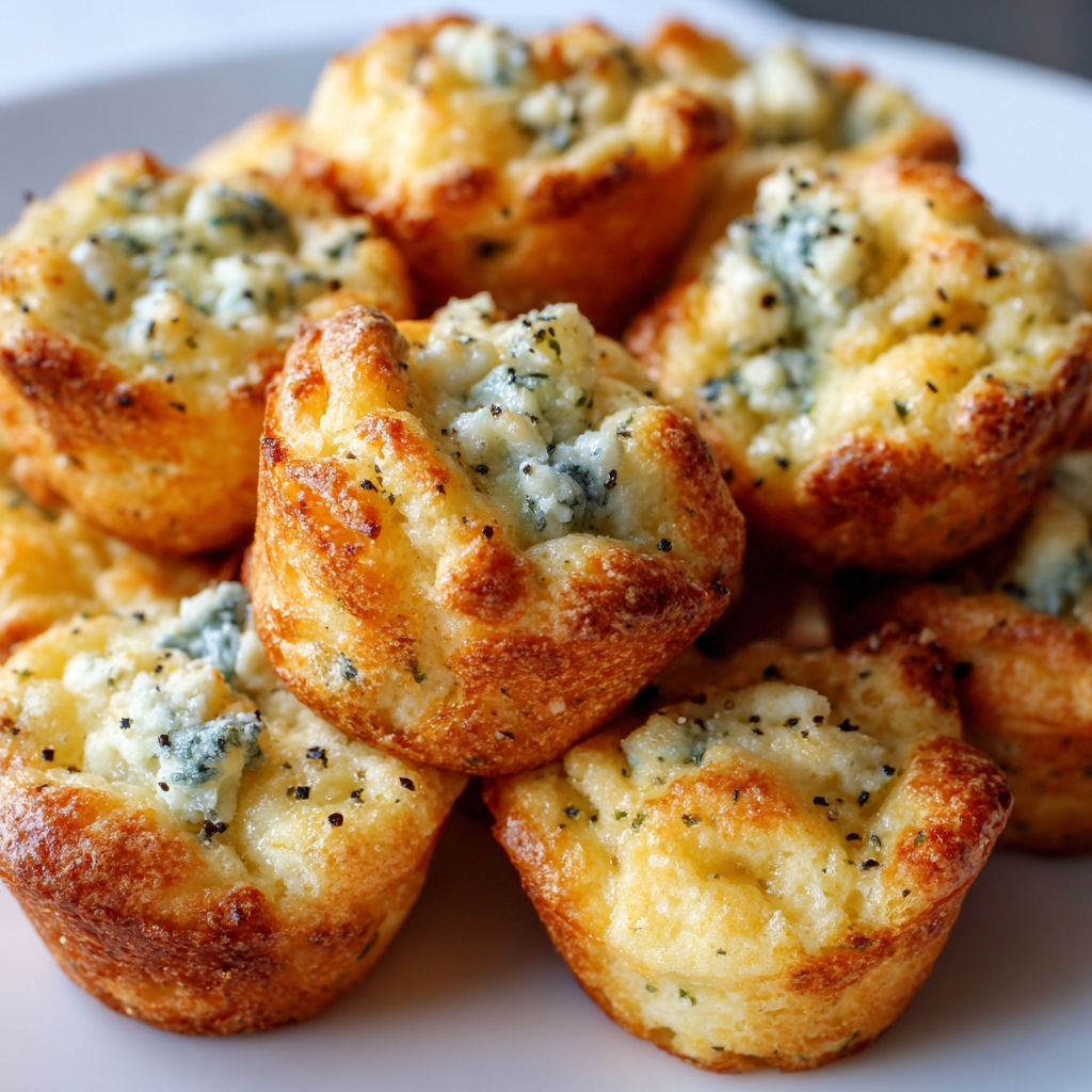 Mini Muffins Salés au Roquefort : Fondance Fromager Ultra Rapide.