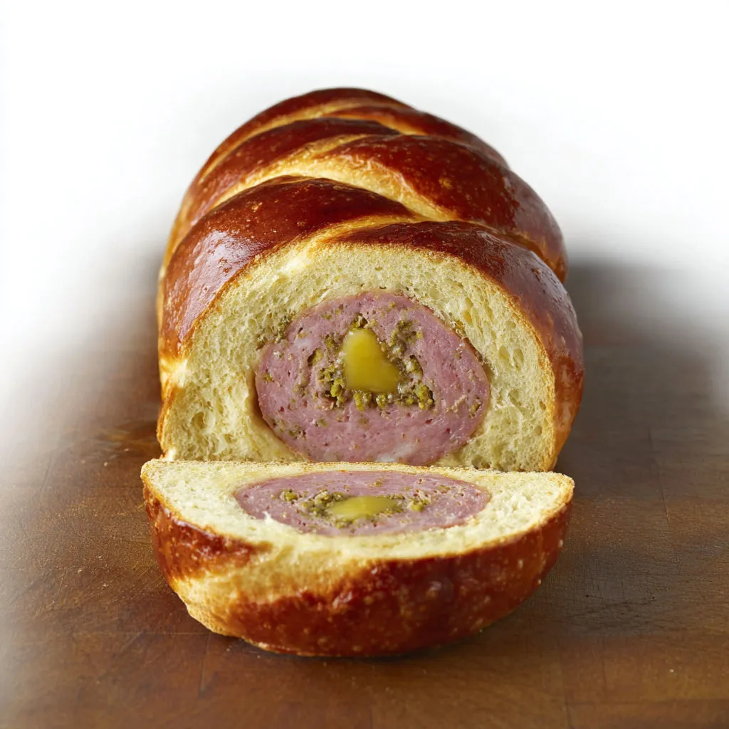 Apéro ou plat à partager : le saucisson brioché simple et convivial.