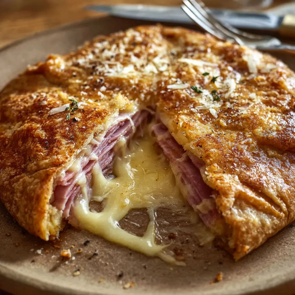 Galette Sarrasin Minute, Cœur Coulant & Jambon Savoureux.