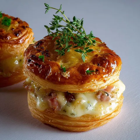 Vol-au-vent savoyard au Reblochon : un plaisir fondant et convivial.
