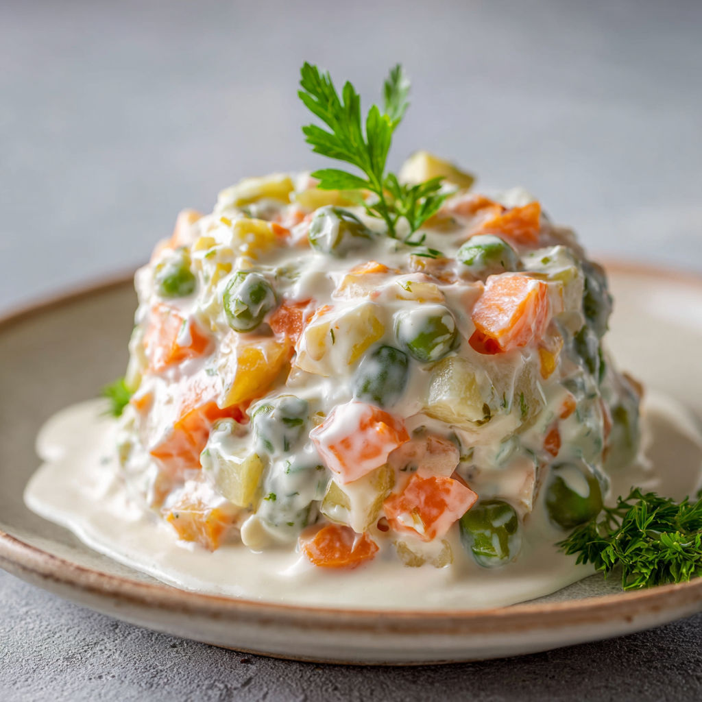 Légumes à la Française avec Herbes Fraîches.