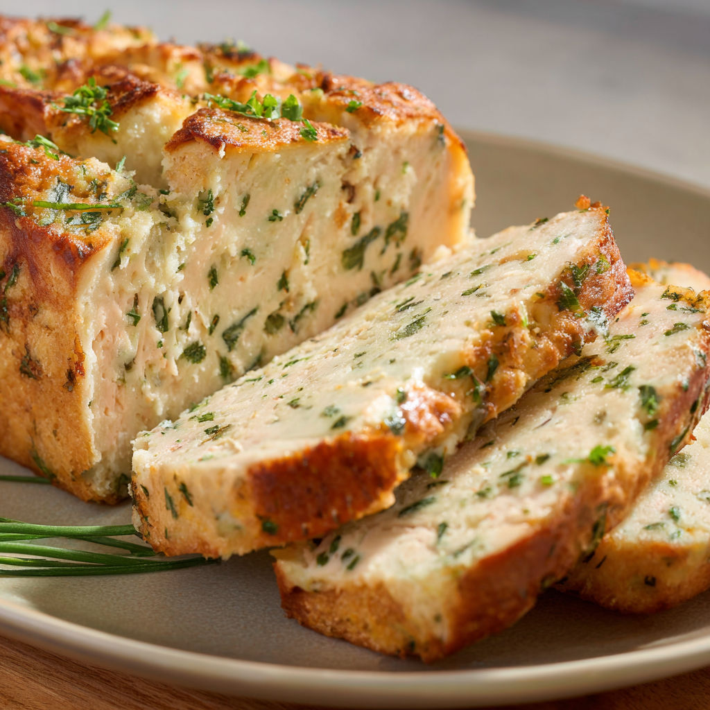 Pain de Poisson Simple aux Herbes et Citron Vert.