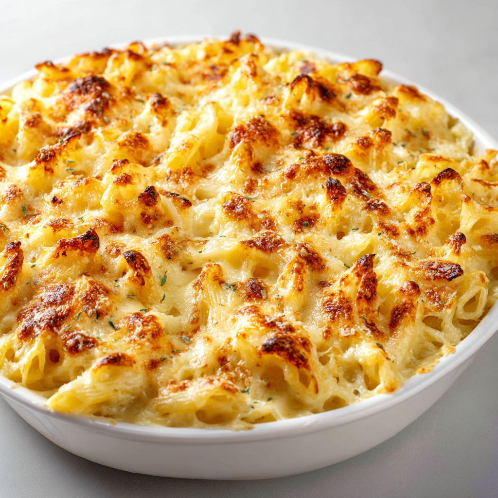 Macaronis Gratinés au Fromage Faciles et Rapides.