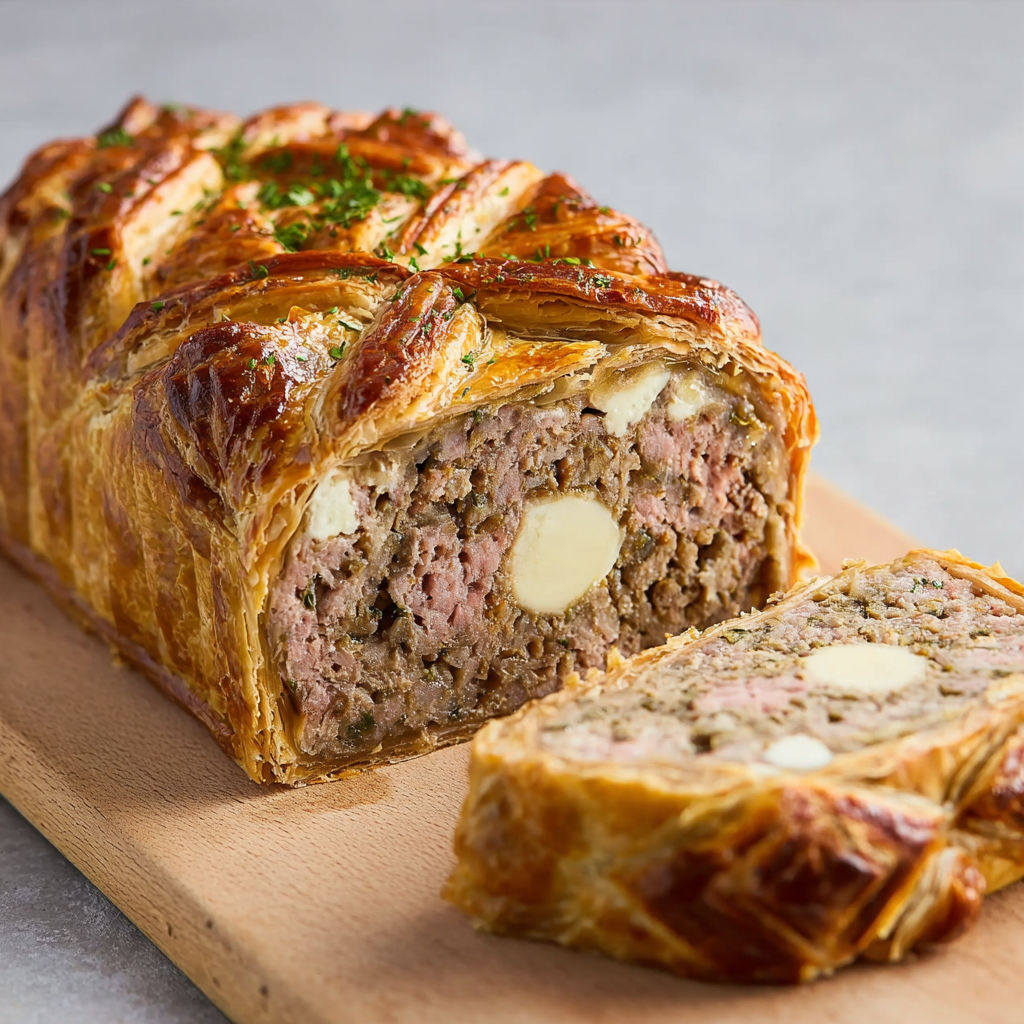 Pain de veau fondant sorti du four, parfum de thym et sauge, centre tout moelleux.