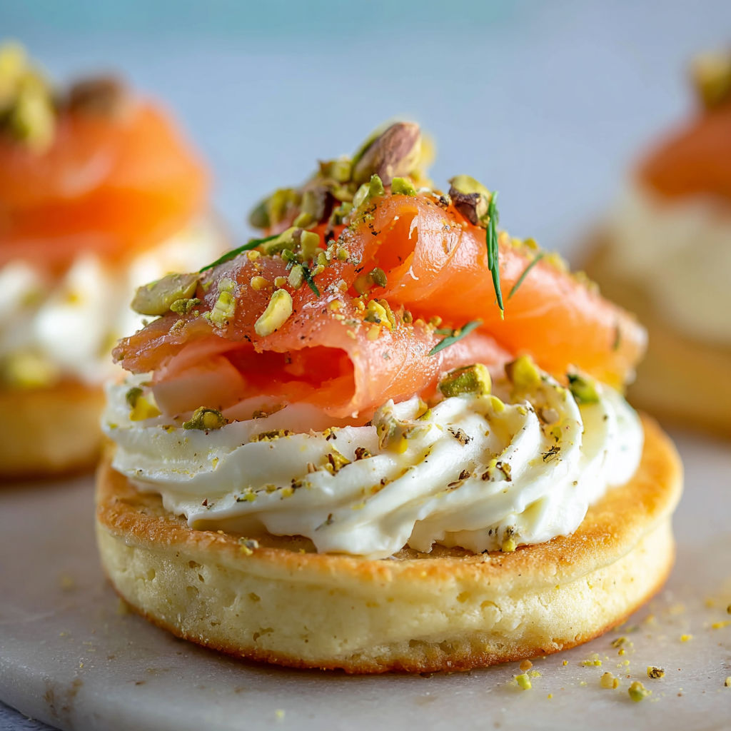 Mini bouchées saumon fromage frais, tout en fraîcheur et élégance.