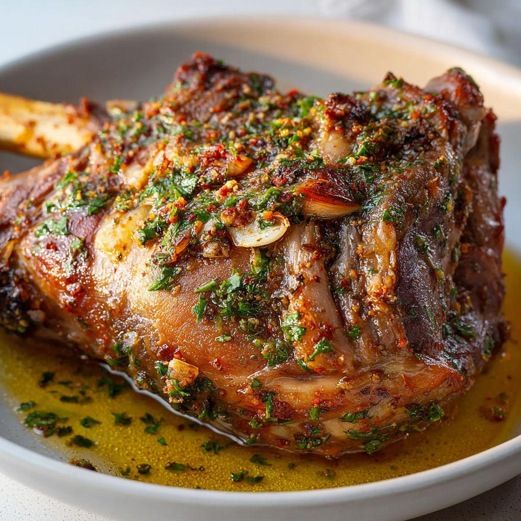 Agneau doré avec cumin et citron, plat généreux et plein de personnalité.
