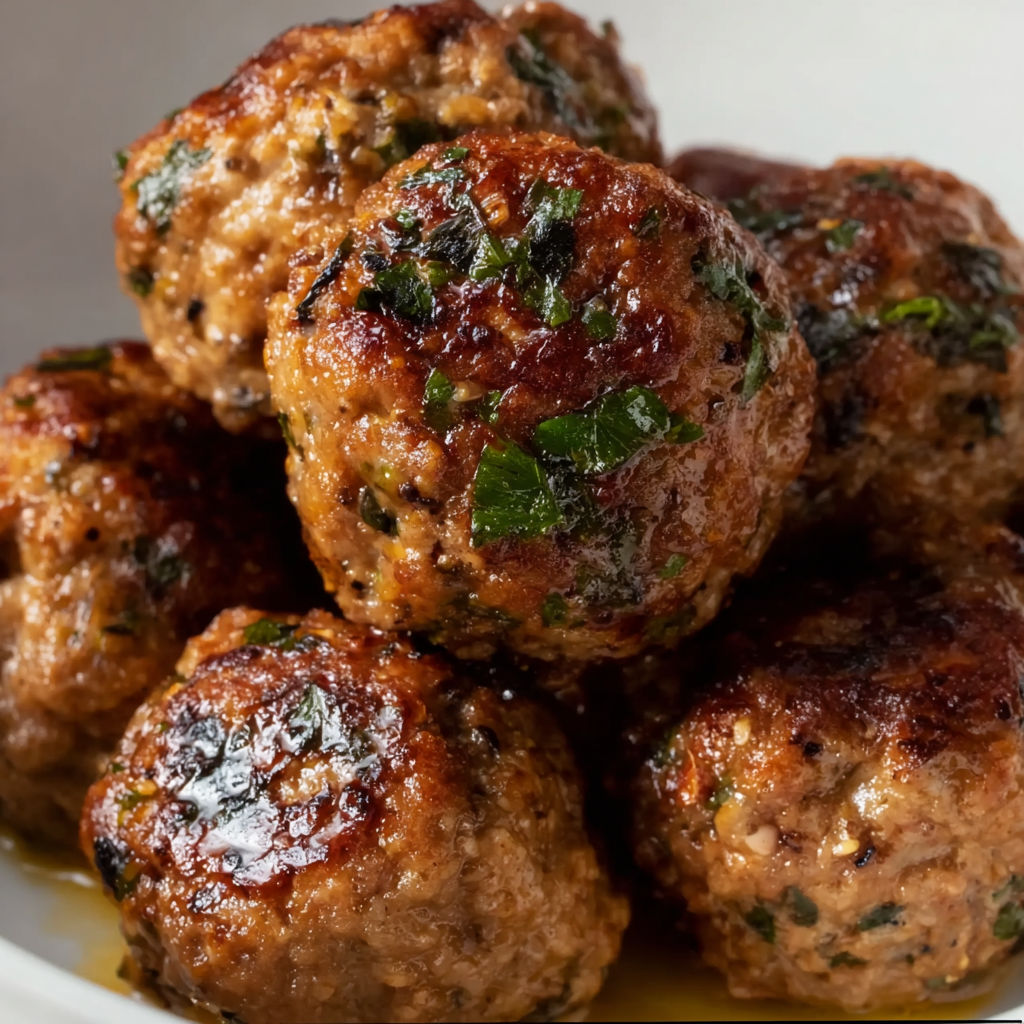 Petites boulettes d’avoine et champignons, tendres et pleines de goût.
