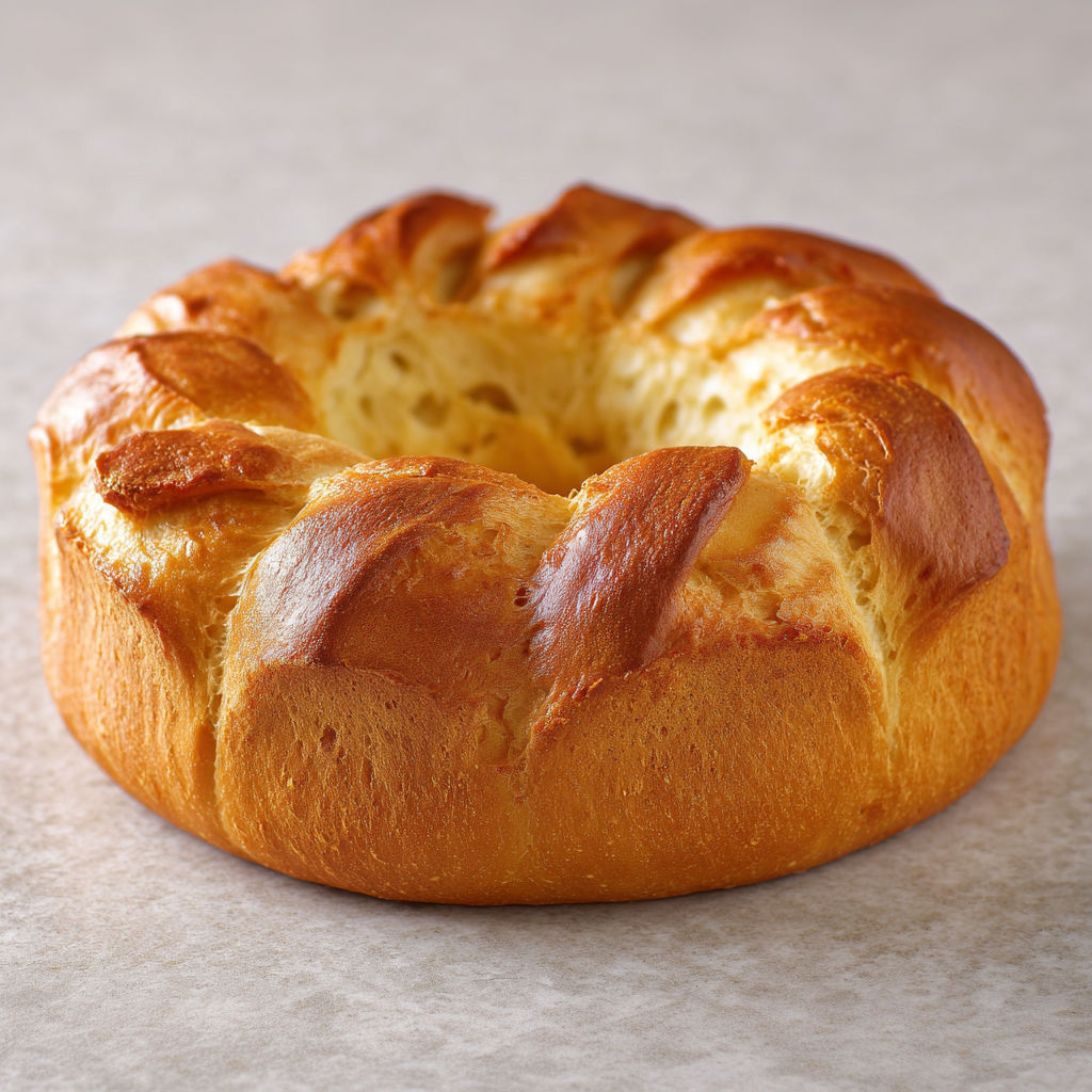 Une brioche moelleuse de Romans, spécialité traditionnelle française.