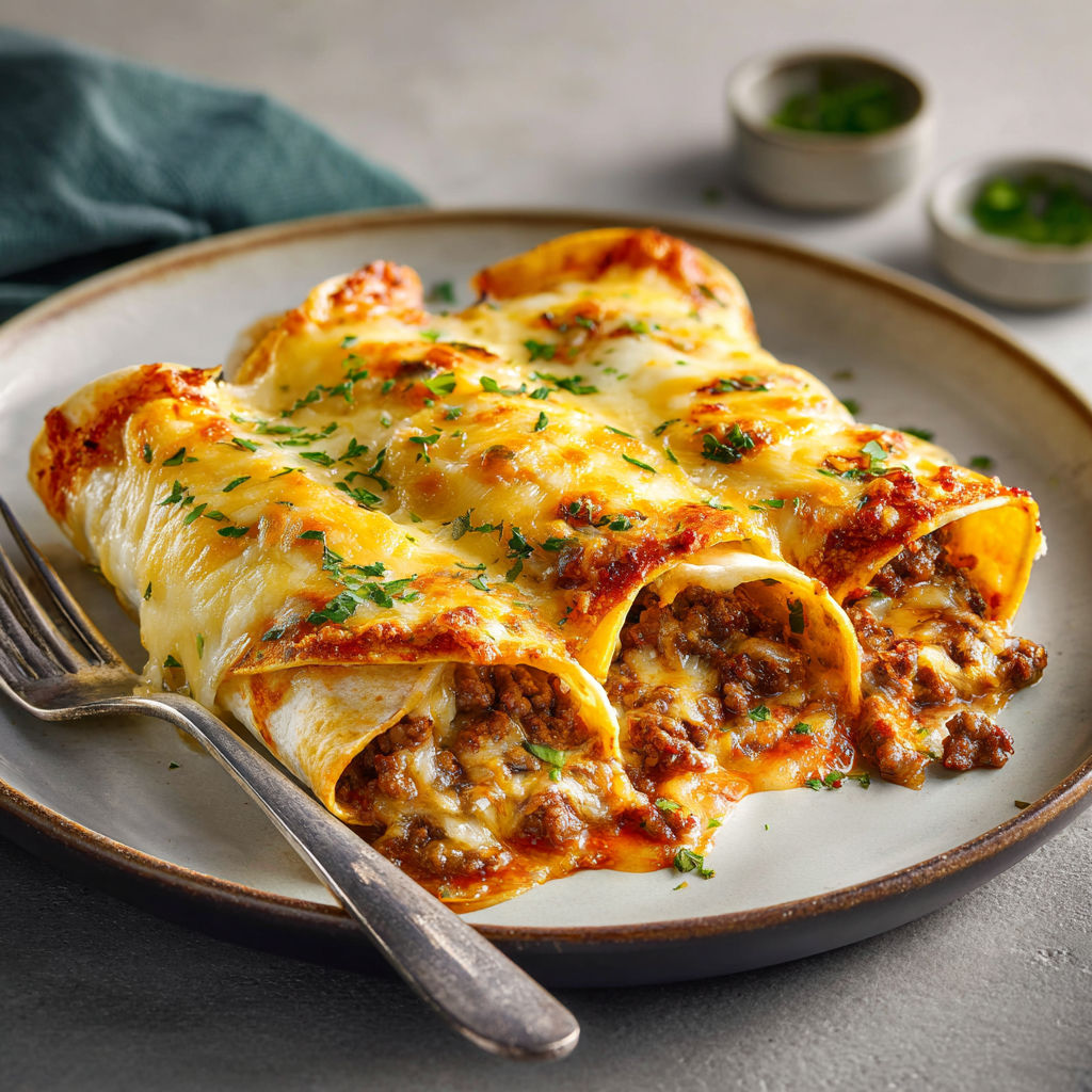 Tacos gratinés dorés au four texture croustillante prêts ultra vite.