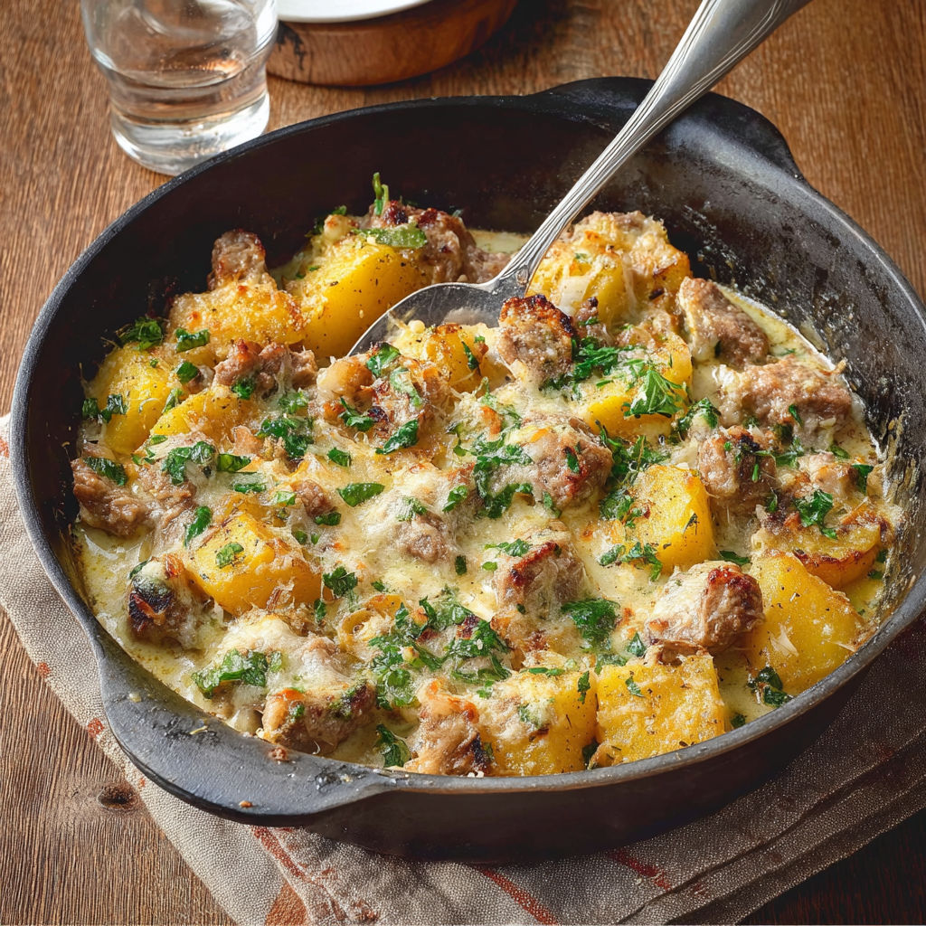 Agneau au four pommes de terre et pecorino, tradition gourmande et rustique.