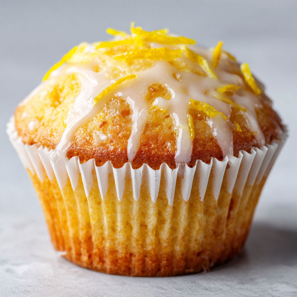 Mini cakes au citron cœur coulant, légers dorés, pour une pause sucrée et rapide.