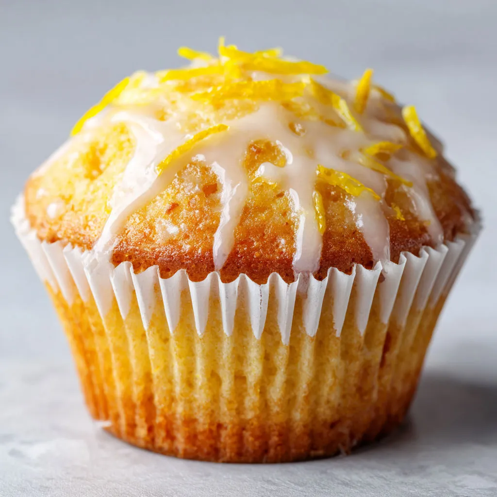 Mini cakes au citron cœur coulant, légers dorés, pour une pause sucrée et rapide.