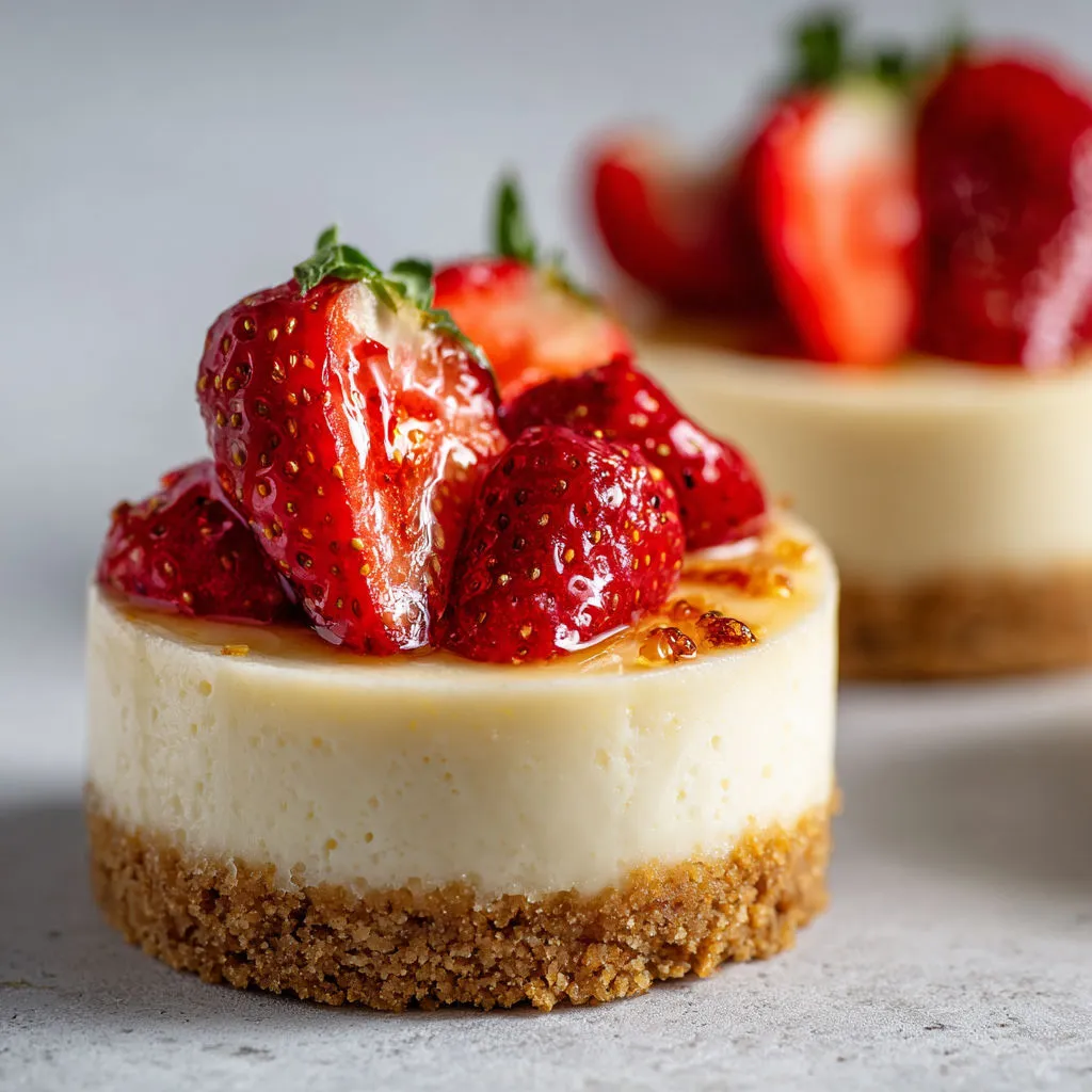 Gâteau frais à la brousse, miel et base croquante aux spéculoos et beurre salé.