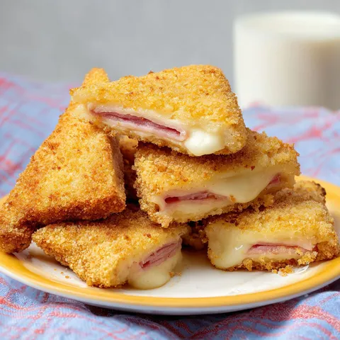 Délice italien frit avec du fromage et une garniture conviviale ultra savoureuse.