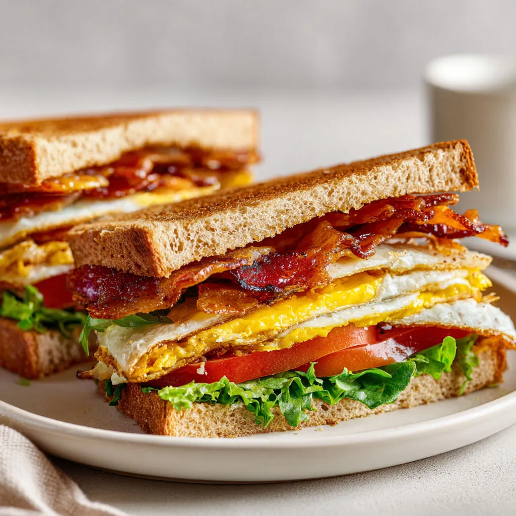 Un sandwich toasté croustillant, garni façon club avec tous les essentiels, idéal pour un casse-croûte dehors