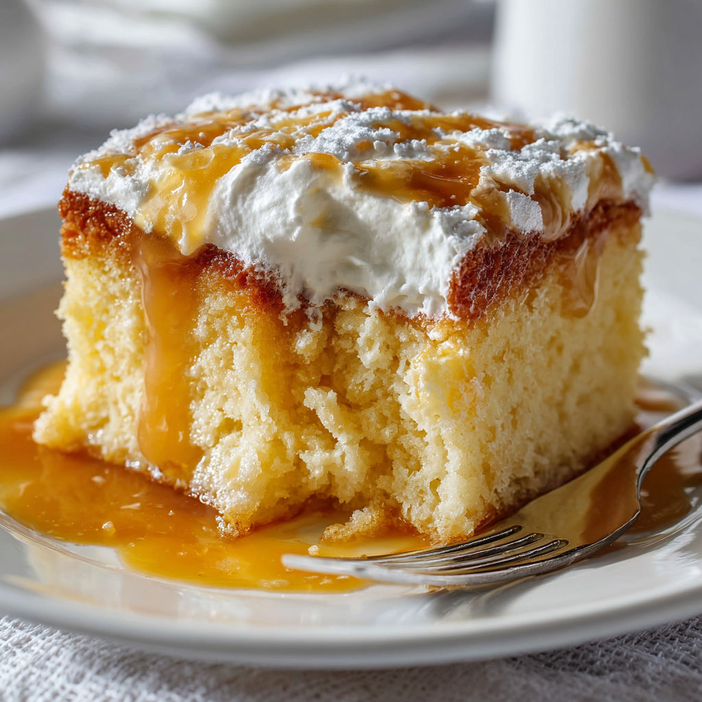 Gâteau tres leches extra moelleux aux trois laits façon latino.