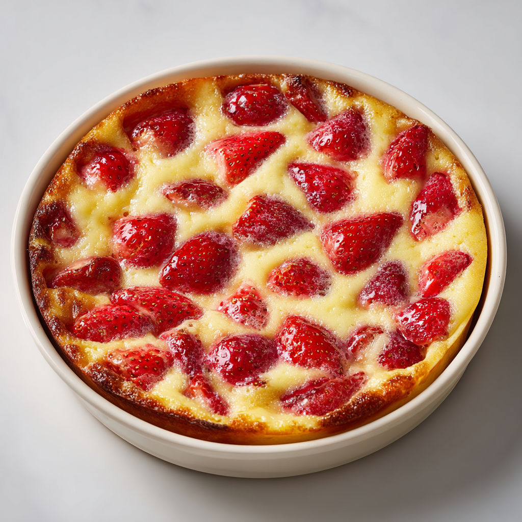 Un fondant gourmand avec des fraises
