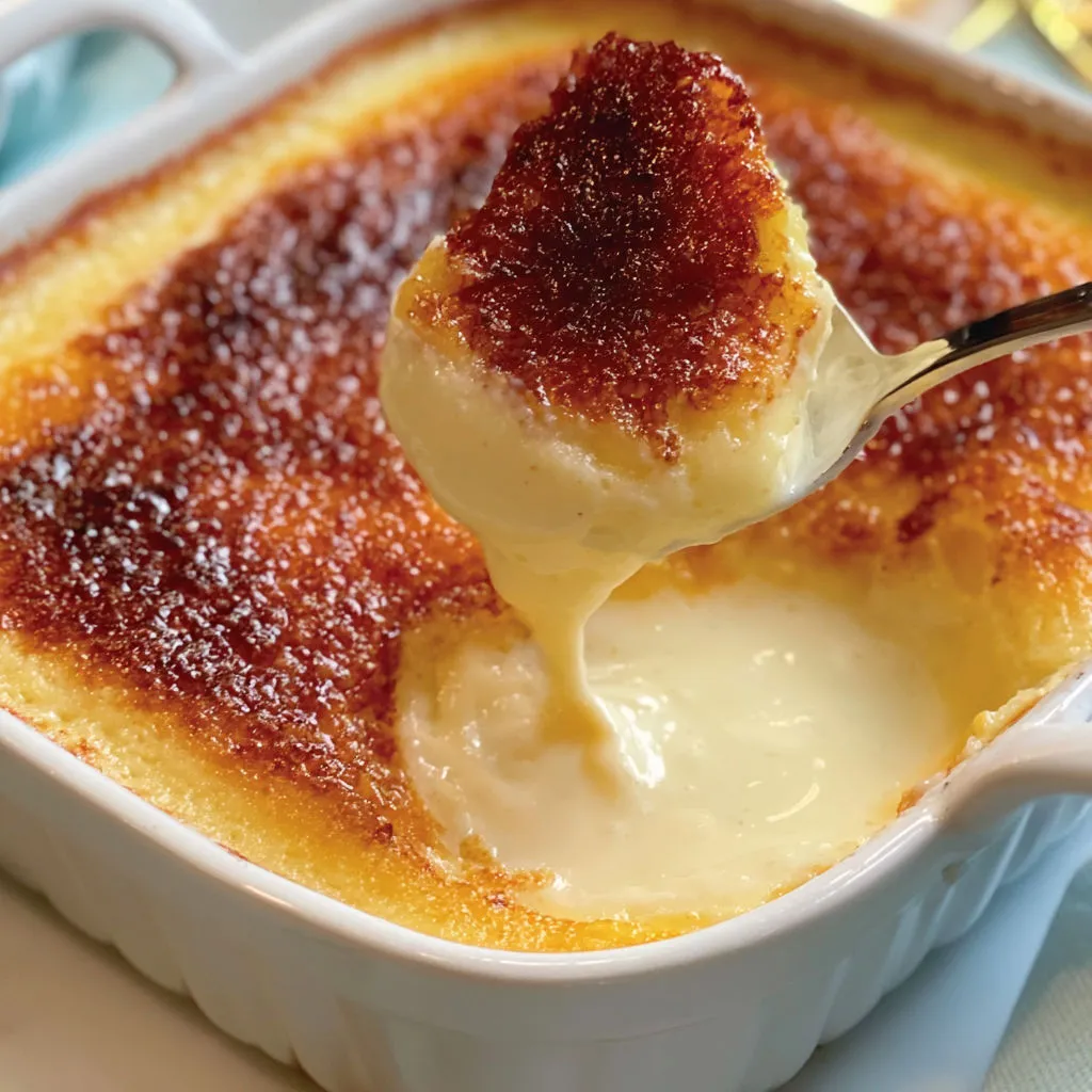 Délicieux œufs au lait à la vanille, façon grand-mère.