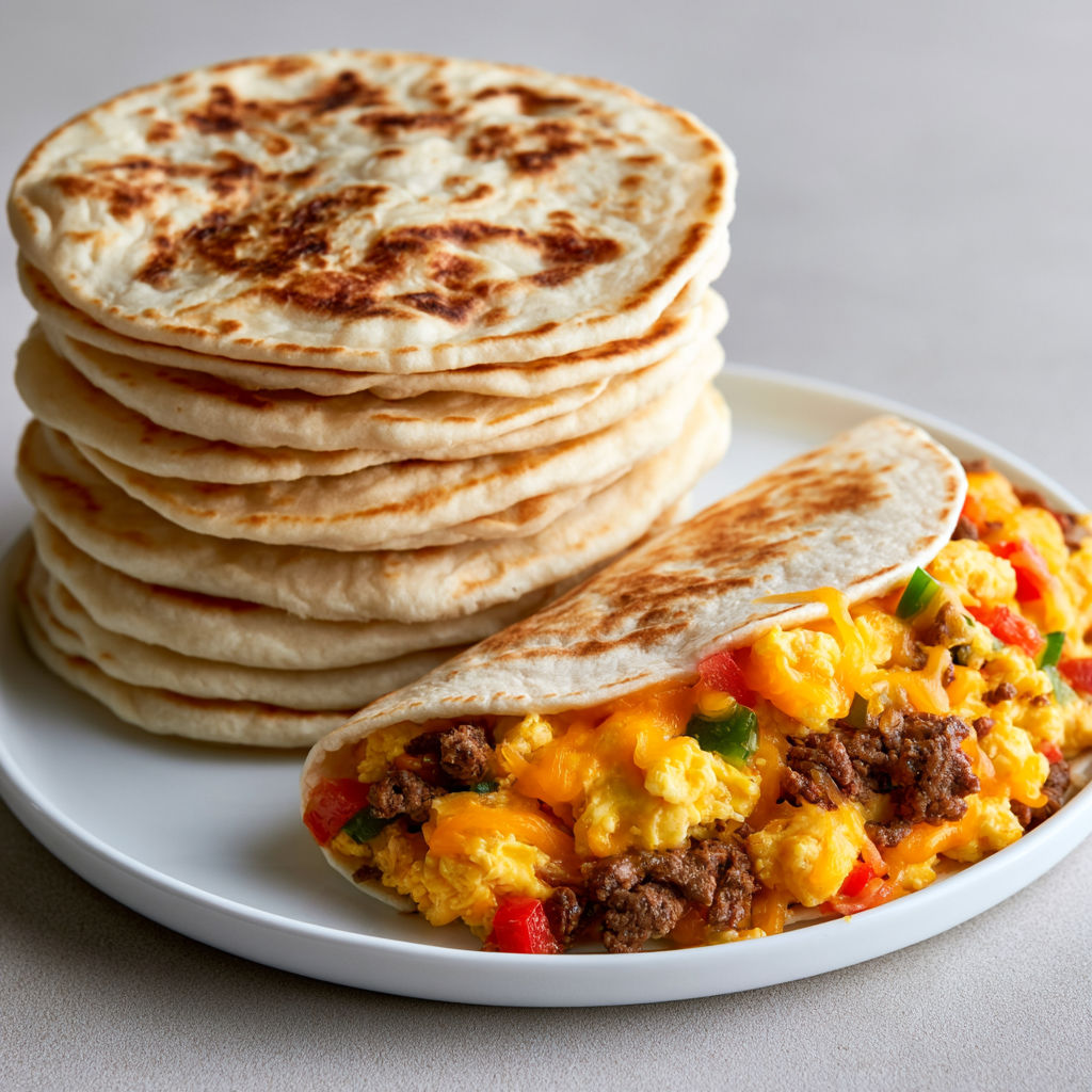 Tortillas maison faciles à la poêle.