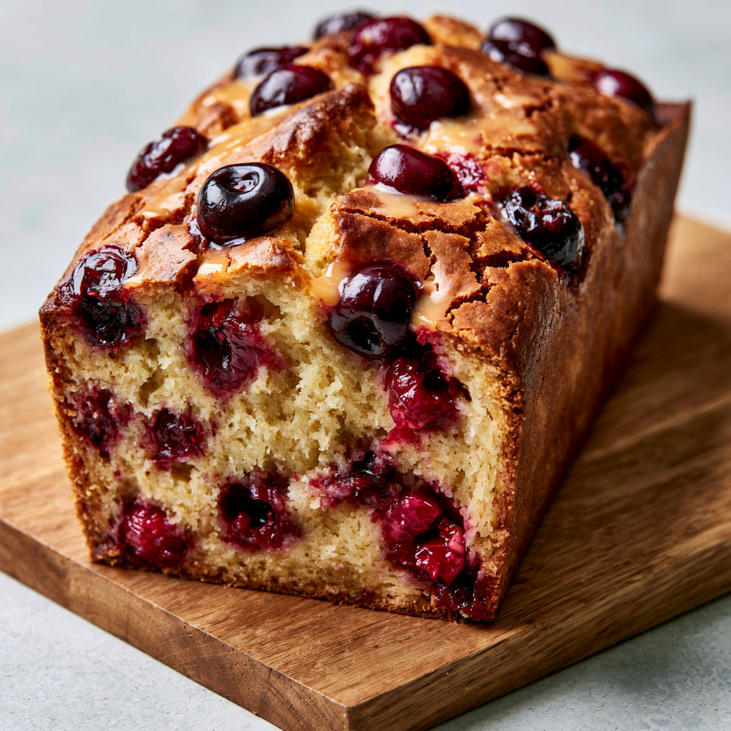 Gâteau ultra moelleux cerise-kirsch plein de saveur.
