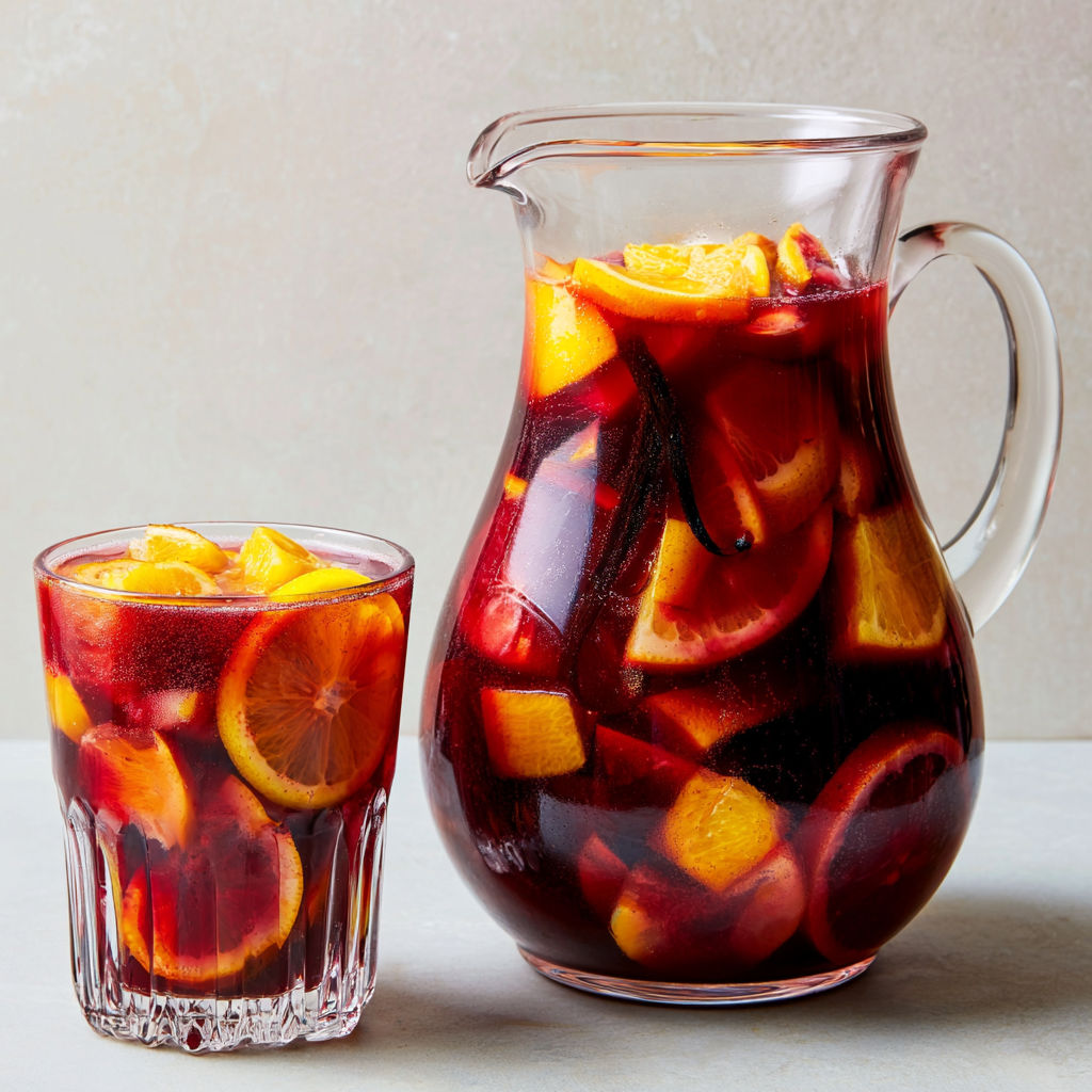 Sangria espagnole aux agrumes, la boisson fraîcheur appréciée de tous.