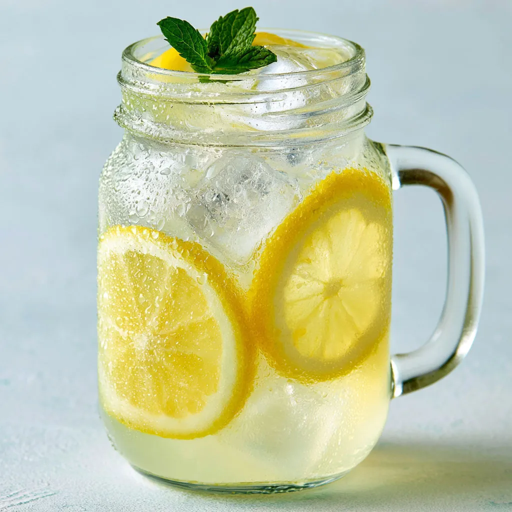 Citron bien frais pressé à la maison, simple et désaltérant.