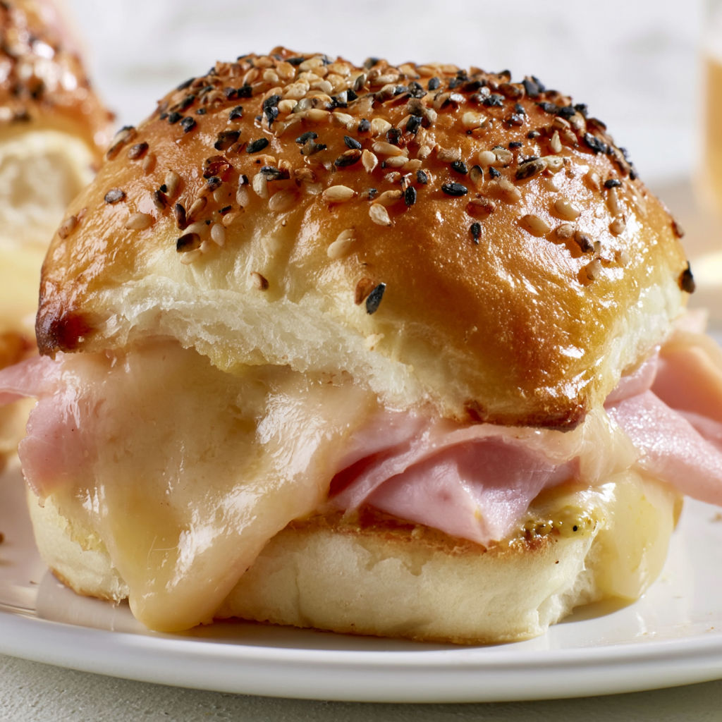 Pains briochés dorés, farcis de jambon et fromage fondant. Parfaits pour ravir toute la table.