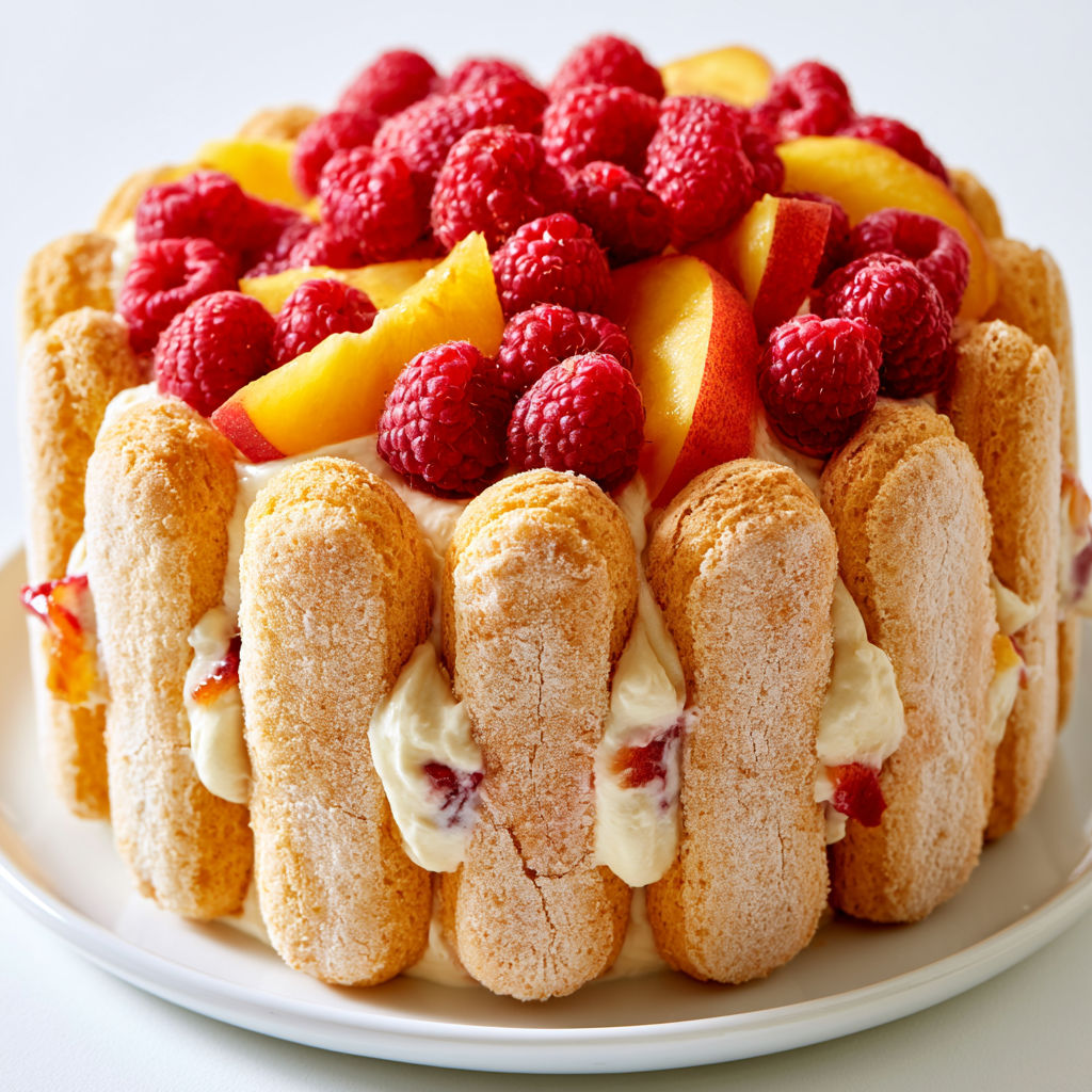 Superposition de fruits frais et biscuits légers pour un dessert rafraîchissant.