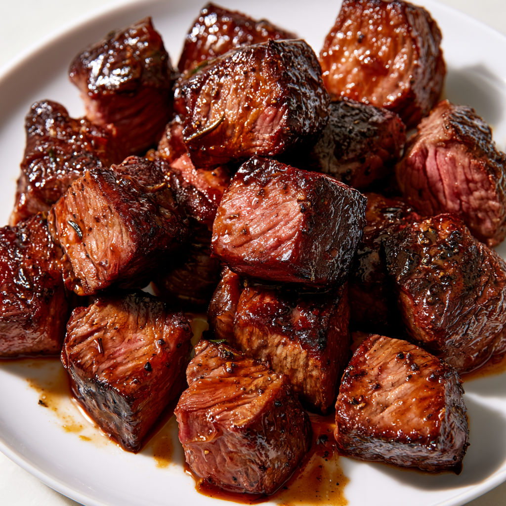Paleron de bœuf grillé au romarin qui réunit tout le monde autour de la table.