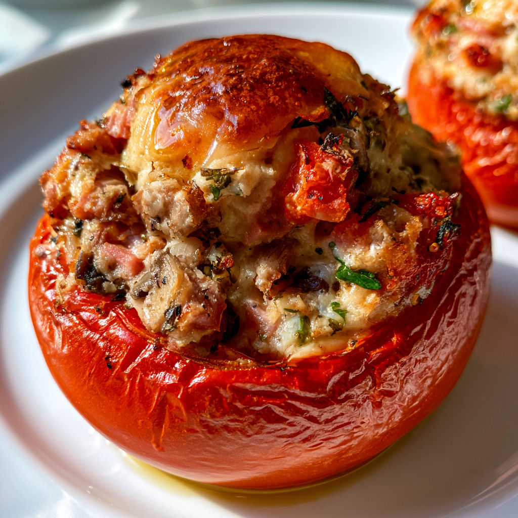 Ces tomates farcies savoureuses inspirées d’Anne-Sophie Pic font toujours leur effet.