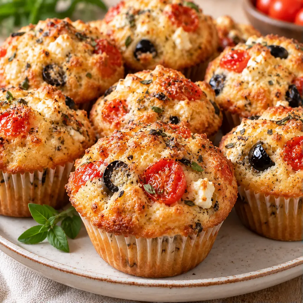 Muffins apéro méditerranéens