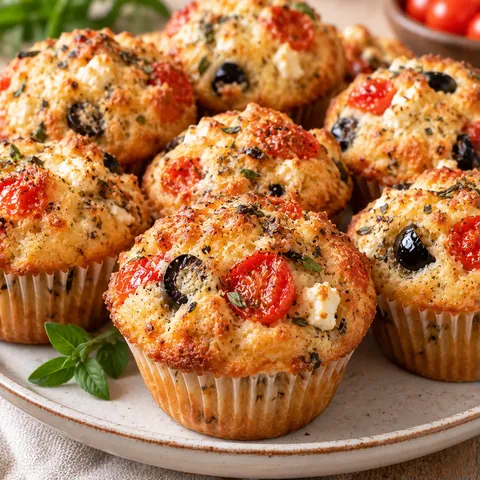 Muffins apéro méditerranéens