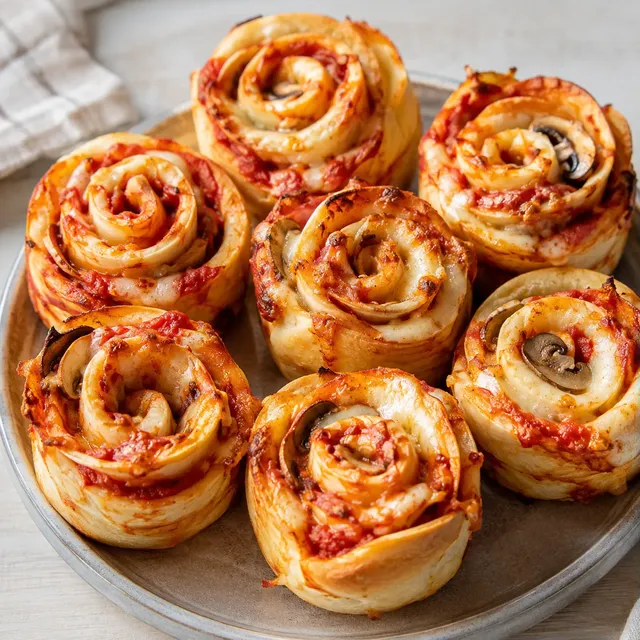 Roses façon pizza, irrésistibles