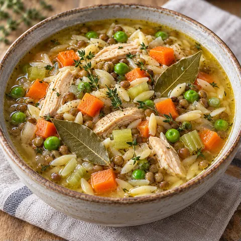 Soupe gourmande et rapide