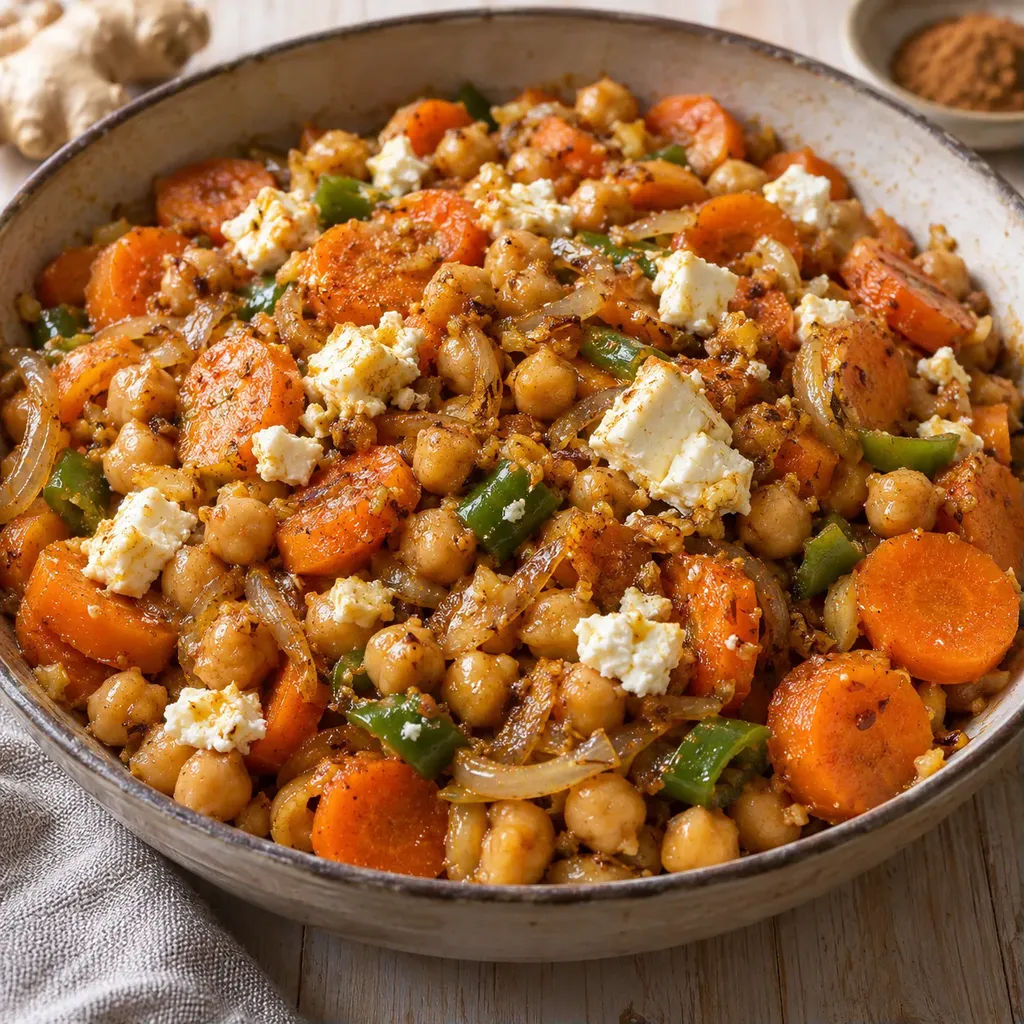 Pois chiches à la feta