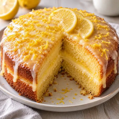Gâteau citron fondant