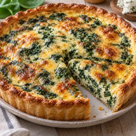 Délice d'épinards et fromage