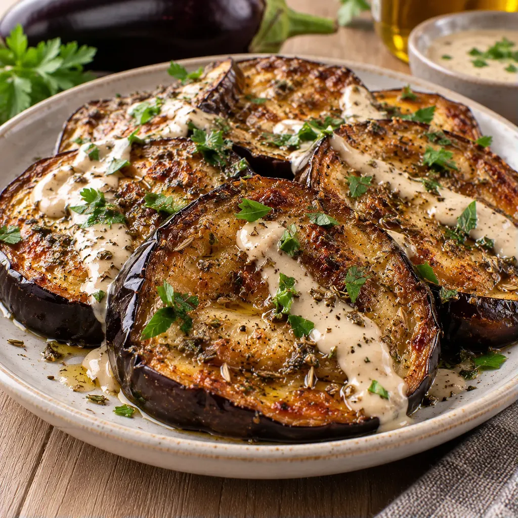 Aubergines orientales épicées