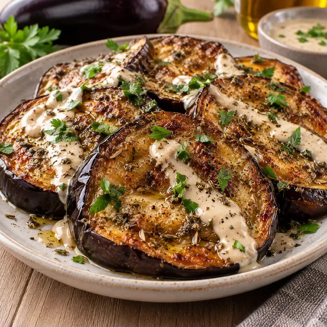 Aubergines orientales épicées