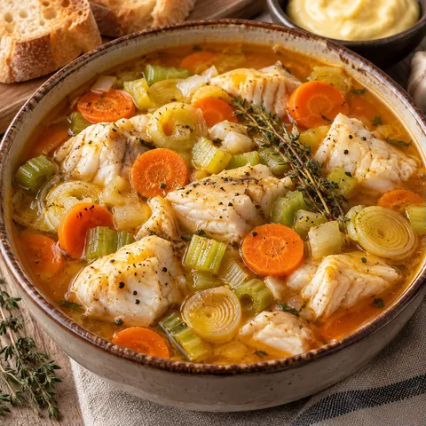Soupe provençale de poisson
