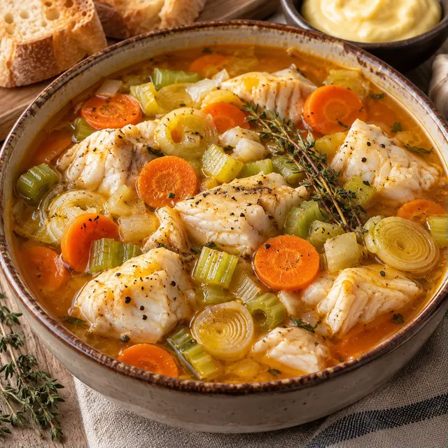 Soupe provençale de poisson