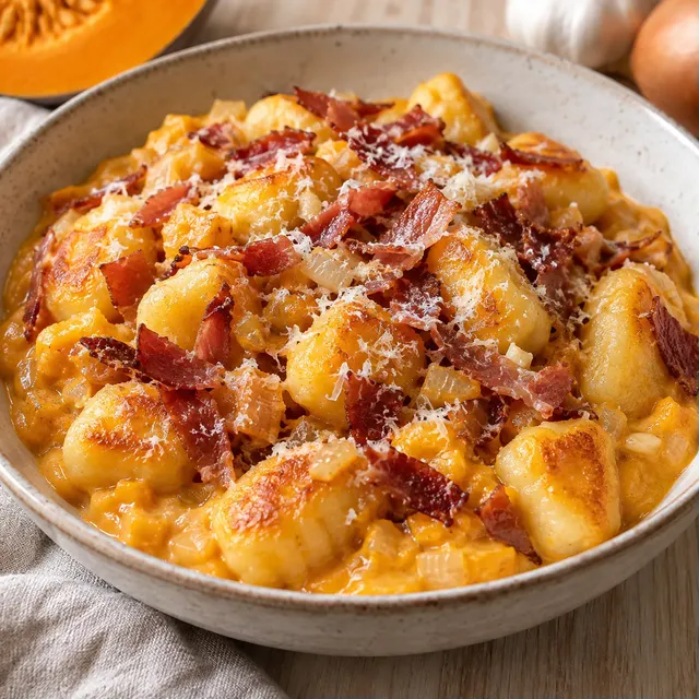 Gnocchis courge onctueuse