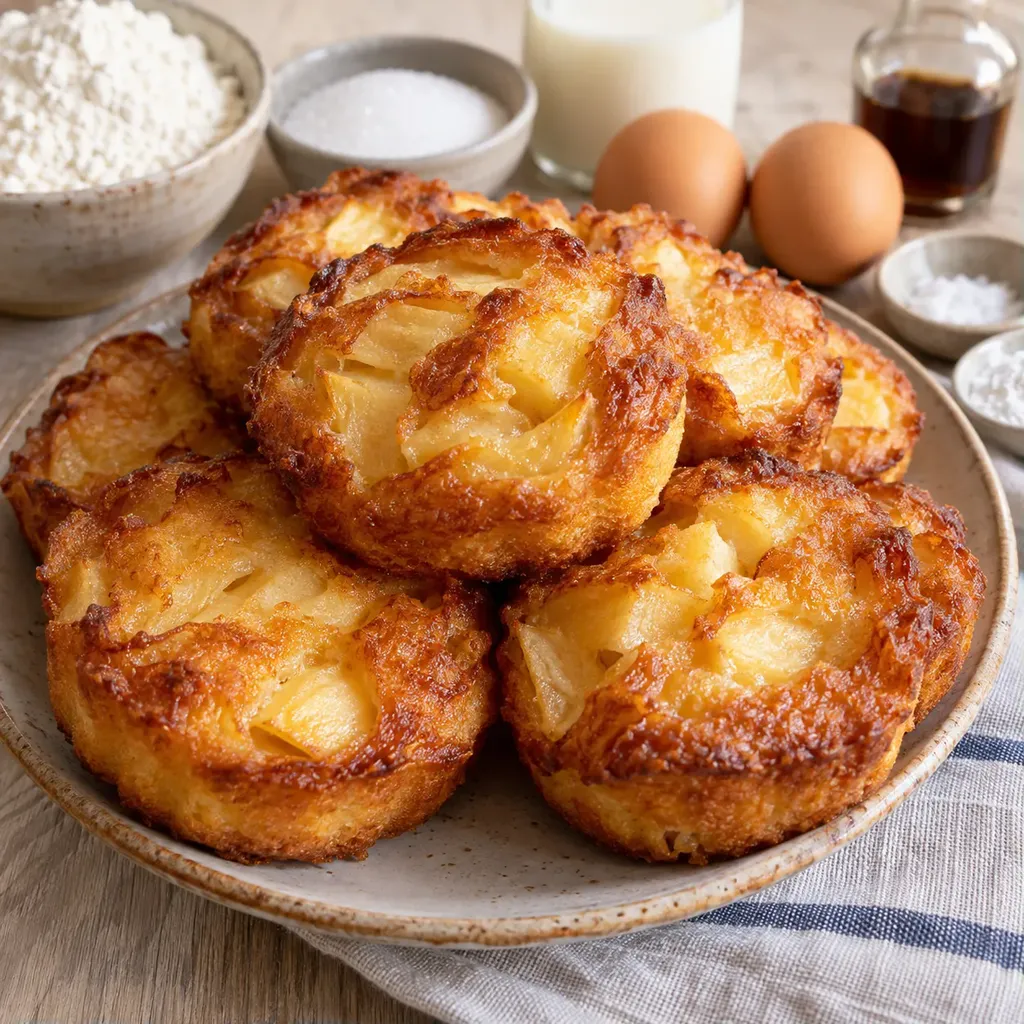 Petits gâteaux aux pommes, façon Bretagne