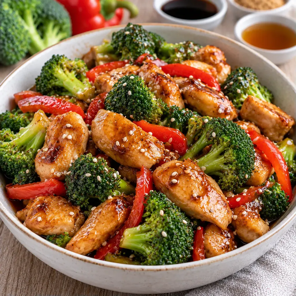 Wok Poulet Brocoli